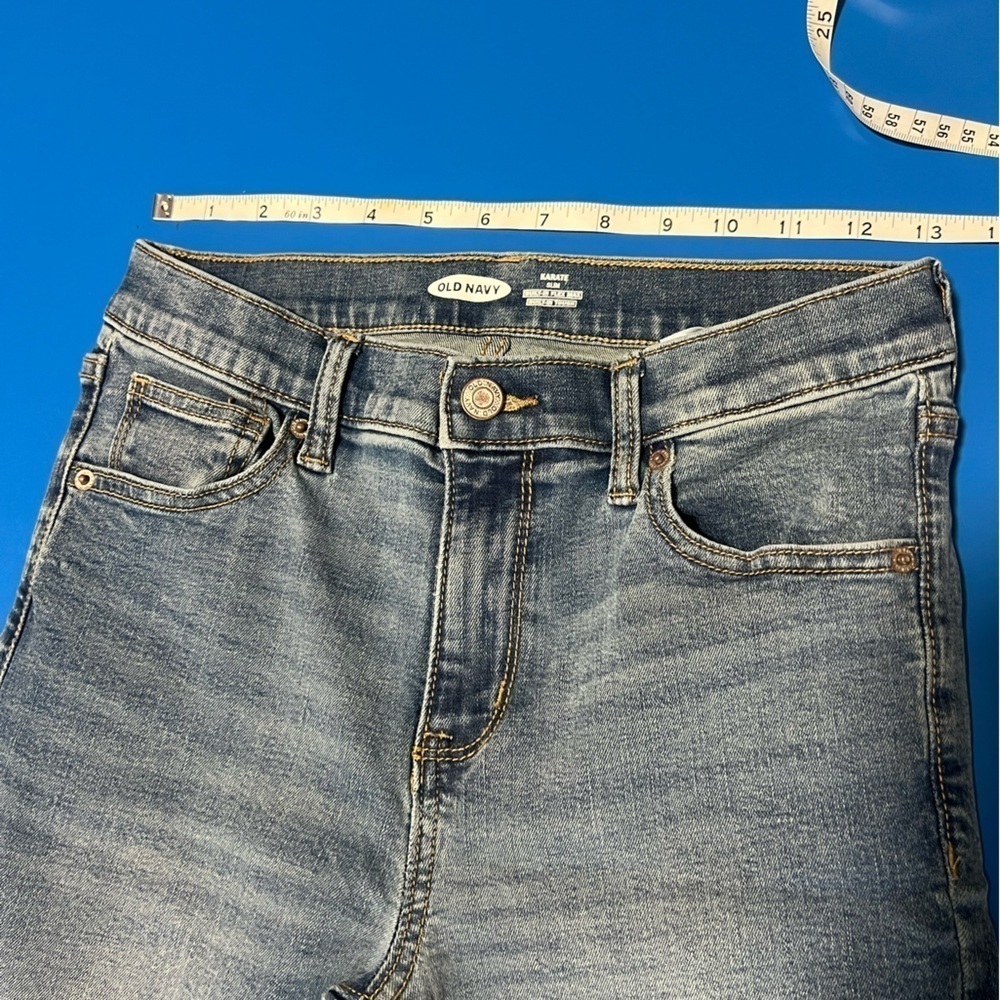Old Navy Boys Karate Jeans. Size 14. Like New Condition. - Picture 3 of 5